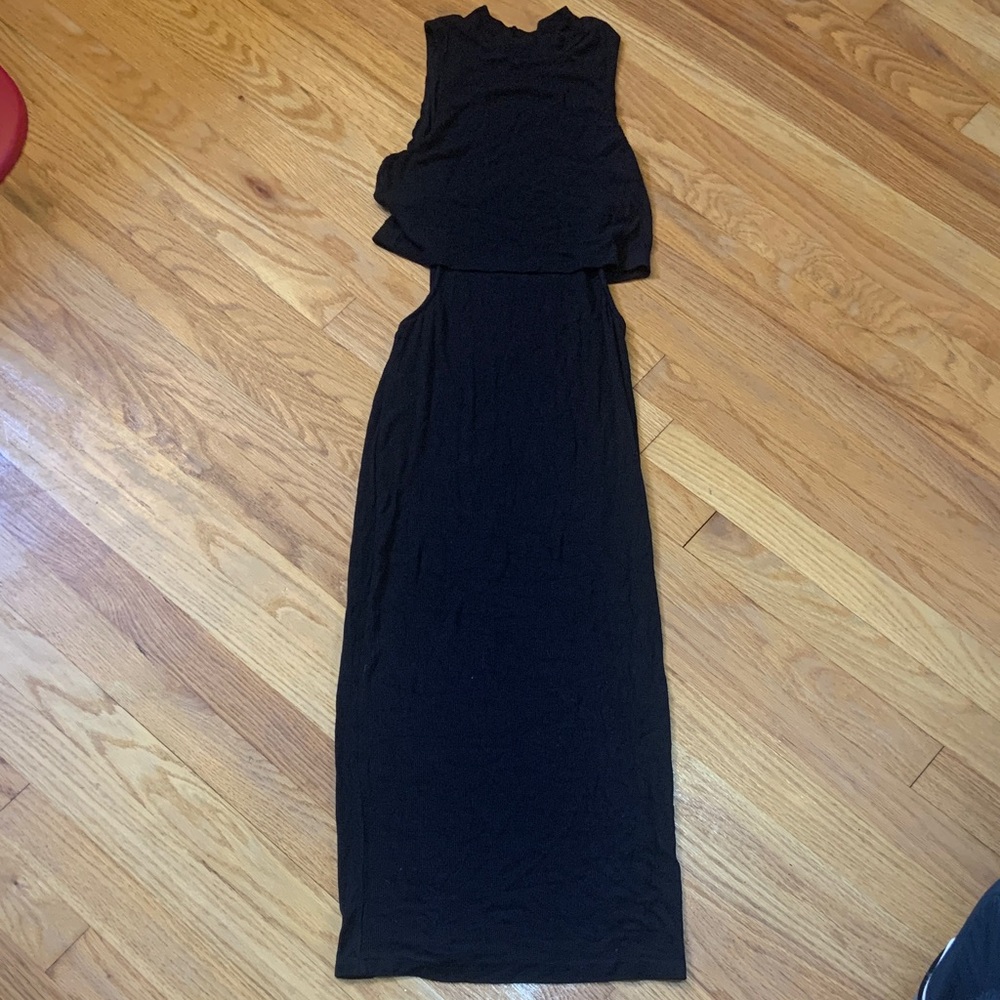 Cherish Black Dress with Cutouts